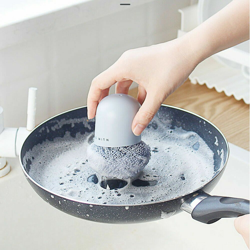 Kitchen Dish Scrubber Durable Brush Sink Pots Pans Cookware - Multifunctional